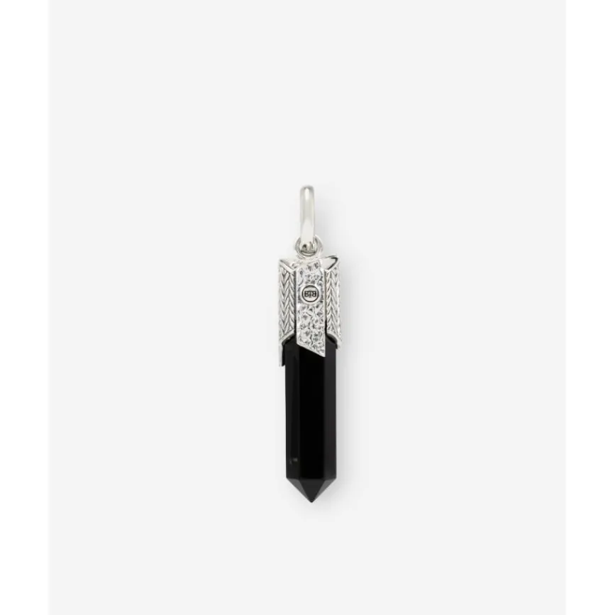 Buddha to Buddha Anhänger | Beads Jewelry-Anhänger Edelstein Silber Schwarzer Onyx