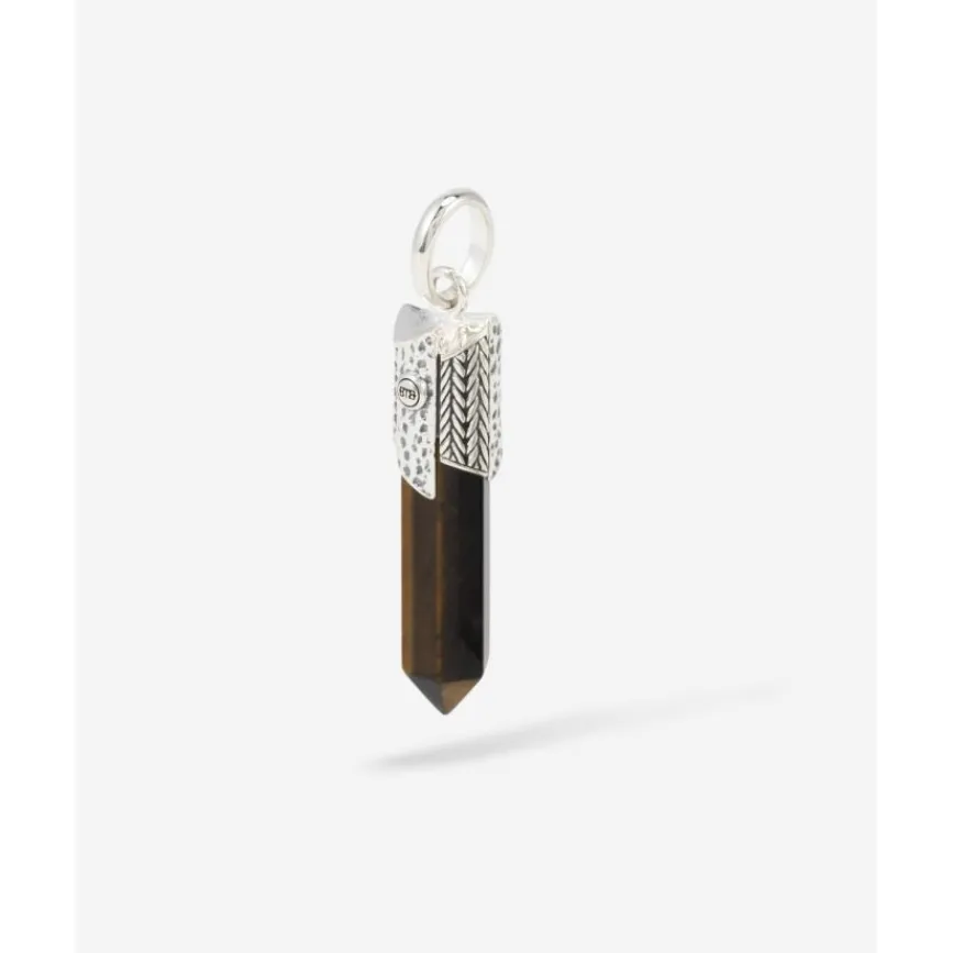 Buddha to Buddha Anhänger | Beads Jewelry-Anhänger Edelstein Silber Tigerauge