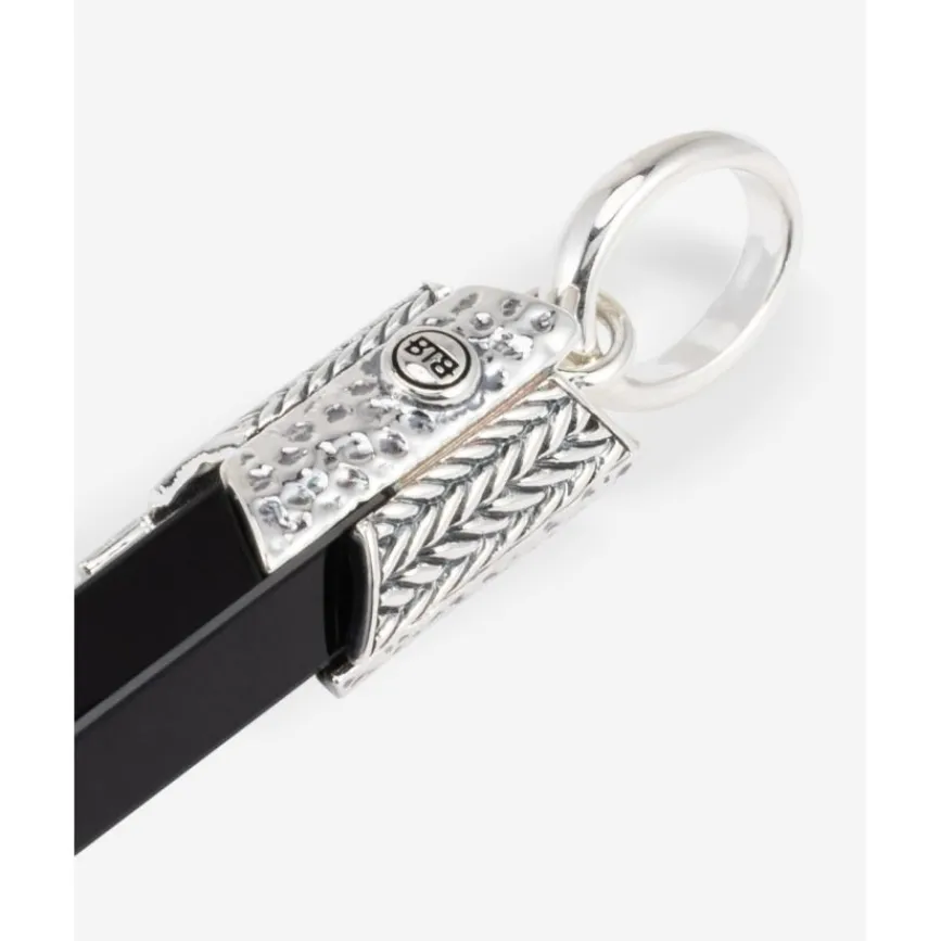 Buddha to Buddha Anhänger | Beads Jewelry-Anhänger Edelstein Silber Schwarzer Onyx