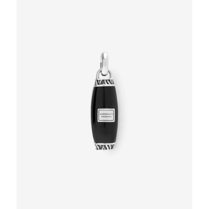 Buddha to Buddha Anhänger-Anhänger Katja Schwarzer Onyx Silber