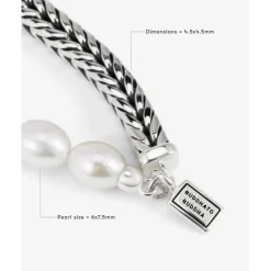 Buddha to Buddha Beads Armbänder | Silber Armbänder-Armband Barbara XS Perle Silber