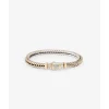 Buddha to Buddha Golden Armbänder | Zweifarbige Armbänder-Armband Barbara XS Silber/Gold 14kt