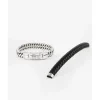 Buddha to Buddha Silber Armbänder | Lederschmuck-Armband Ben Customized Set Silber & Leder