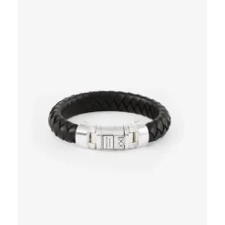 Buddha to Buddha Silber Armbänder | Lederschmuck-Armband Ben Customized Set Silber & Leder