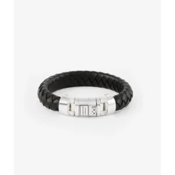 Buddha to Buddha Silber Armbänder | Lederschmuck-Armband Ben Customized Set Silber & Leder