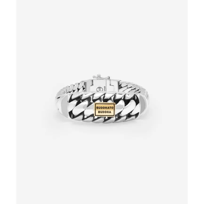 Buddha to Buddha Golden Armbänder | Silber Armbänder-Armband Ben Medium Limited Silber Gold 14kt