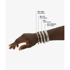 Buddha to Buddha Gravierbarer Armbänder | Silber Armbänder-Armband Ben XS