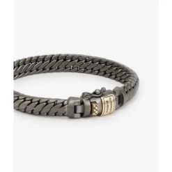 Buddha to Buddha Silber Armbänder | Black Rhodium Schmuck-Armband Ben XS Black Rhodium Gold
