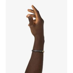 Buddha to Buddha Silber Armbänder | Black Rhodium Schmuck-Armband Ben XS Black Rhodium Gold