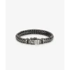 Buddha to Buddha Silber Armbänder | Black Rhodium Schmuck-Armband Ben XS Schwarz Rhodium Glanz Silber