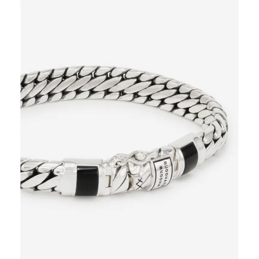 Buddha to Buddha Silber Armbänder | Silberschmuck-Armband Ben XS Stein Onyx