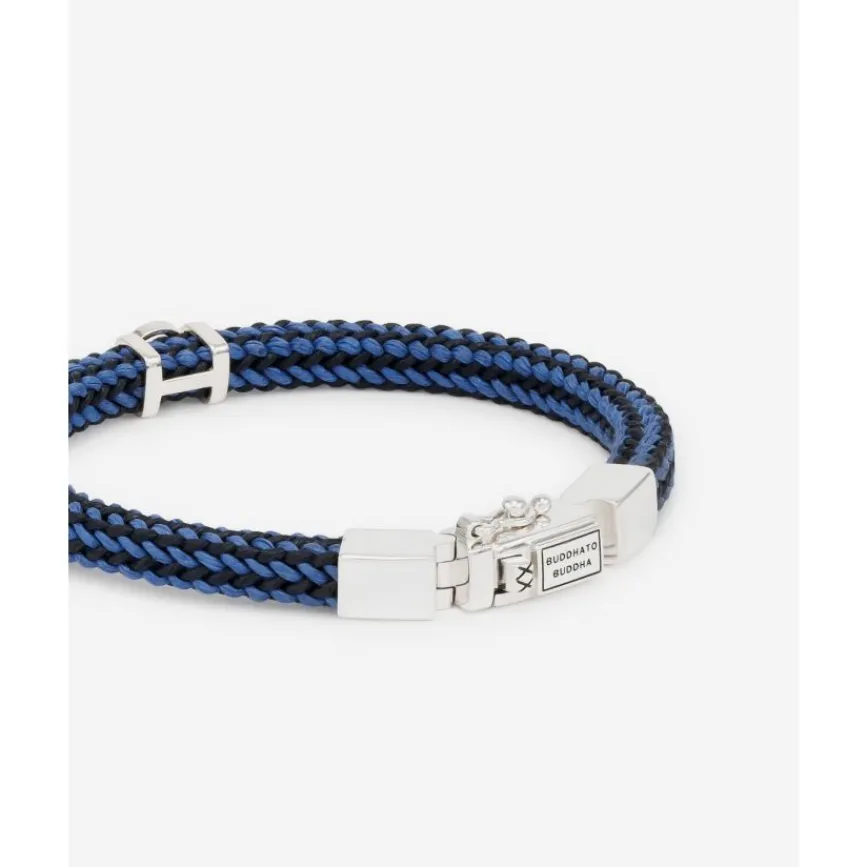Buddha to Buddha Kordel Armbänder | Kordelschmuck-Armband Denise Mix Blau