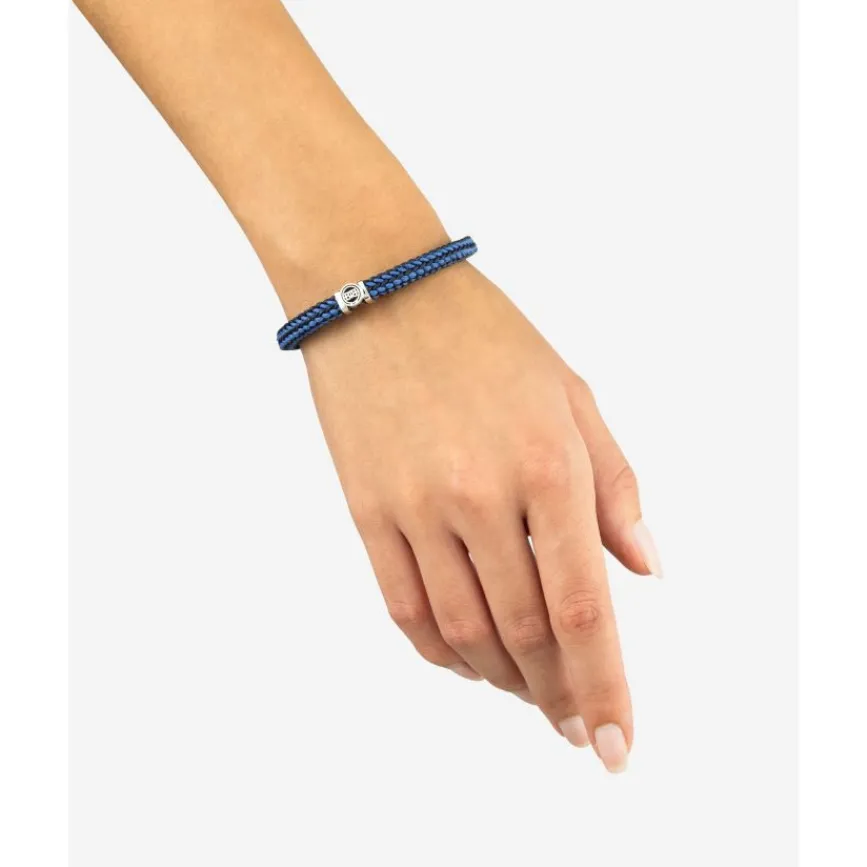 Buddha to Buddha Kordel Armbänder | Kordelschmuck-Armband Denise Mix Blau