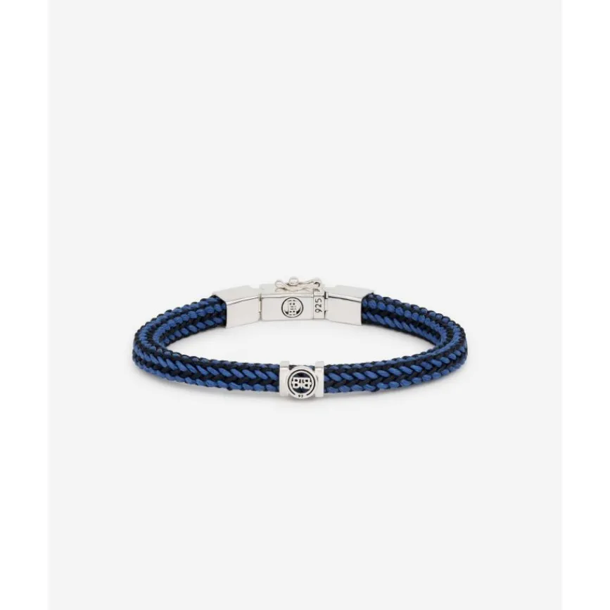 Buddha to Buddha Kordel Armbänder | Kordelschmuck-Armband Denise Mix Blau