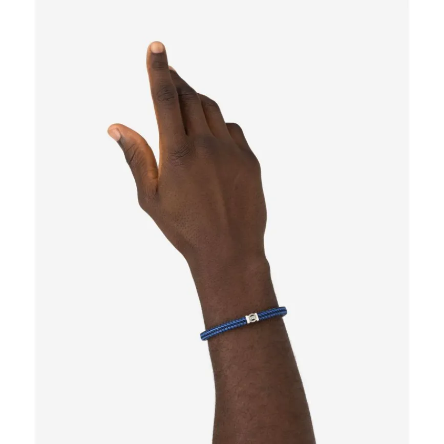 Buddha to Buddha Kordel Armbänder | Kordelschmuck-Armband Denise Mix Blau