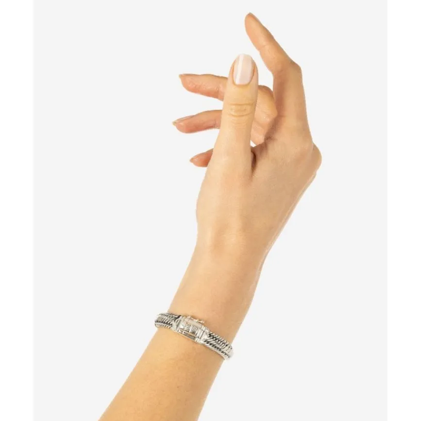 Buddha to Buddha Silber Armbänder | Engrave-Armband Edwin/Ben XS