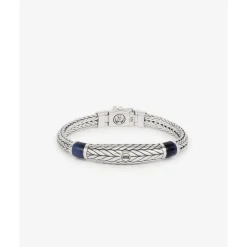 Buddha to Buddha Engrave | Silber Armbänder-Armband Ellen XS Stone Tigereye Navy