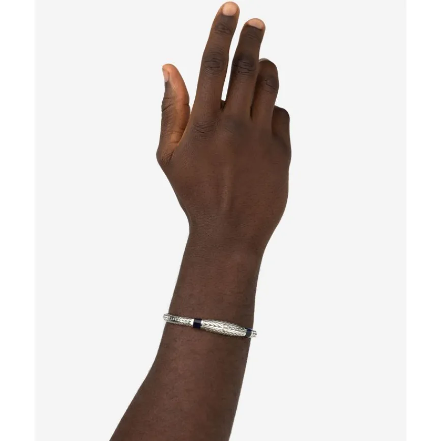 Buddha to Buddha Engrave | Silber Armbänder-Armband Ellen XS Stone Tigereye Navy