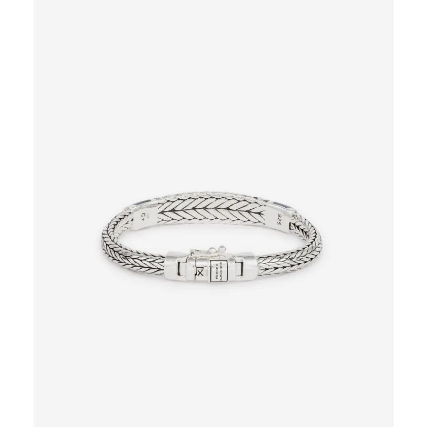 Buddha to Buddha Engrave | Silber Armbänder-Armband Ellen XS Stone Tigereye Navy