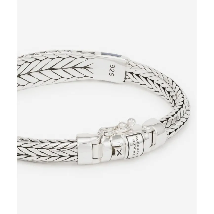 Buddha to Buddha Engrave | Silber Armbänder-Armband Ellen XS Stone Tigereye Navy