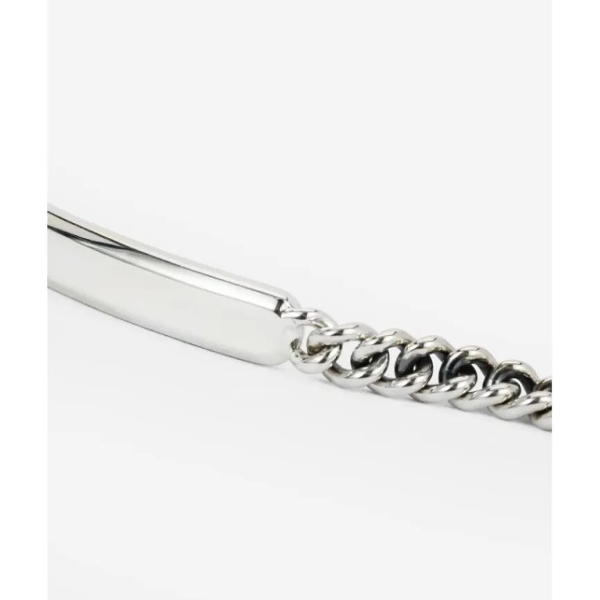 Buddha to Buddha Silber Armbänder | Engrave-Armband Essential Mini Bar Silber