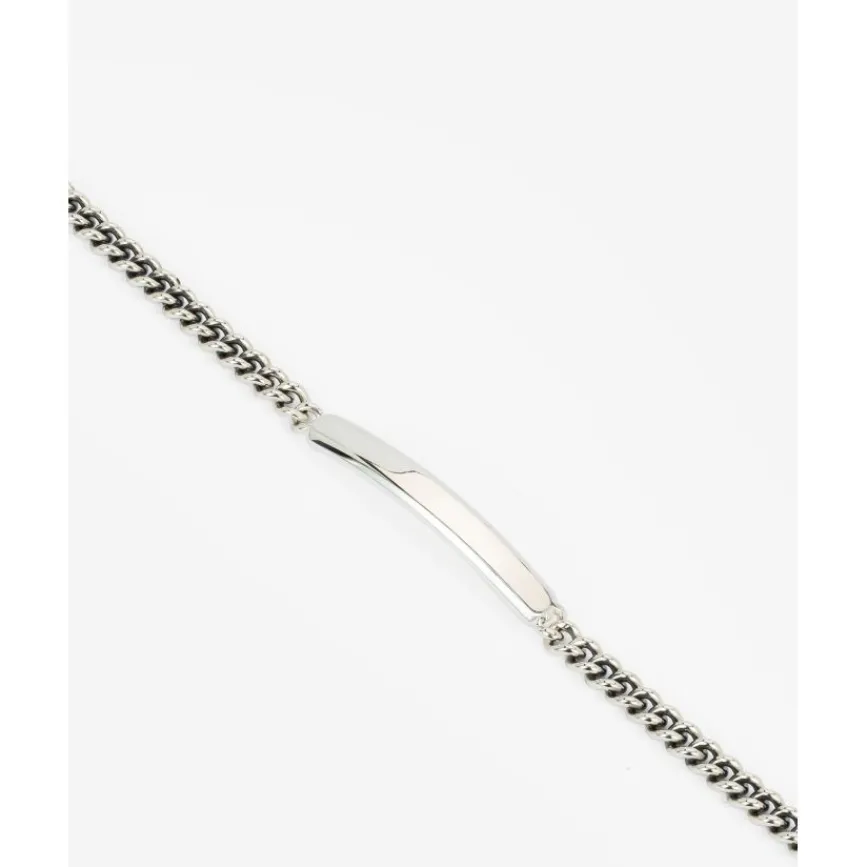 Buddha to Buddha Silber Armbänder | Engrave-Armband Essential Mini Bar Silber