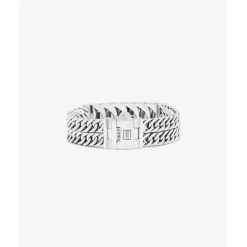 Buddha to Buddha Silber Armbänder | Limited Editions-Armband Esther Doppelt XS Limited Schwarz Spinel Silber Gold 14kt