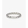 Buddha to Buddha Silber Armbänder | Engrave-Armband George Texture Silber
