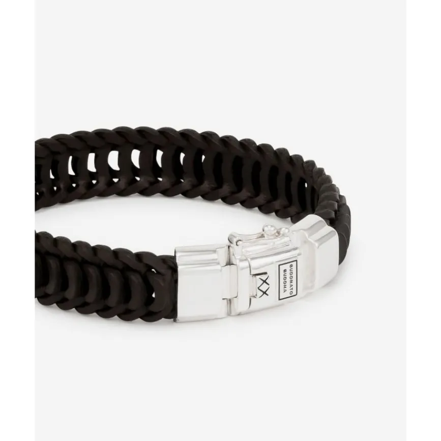 Buddha to Buddha Leder Armbänder | Lederschmuck-Armband Lars Leder Braun