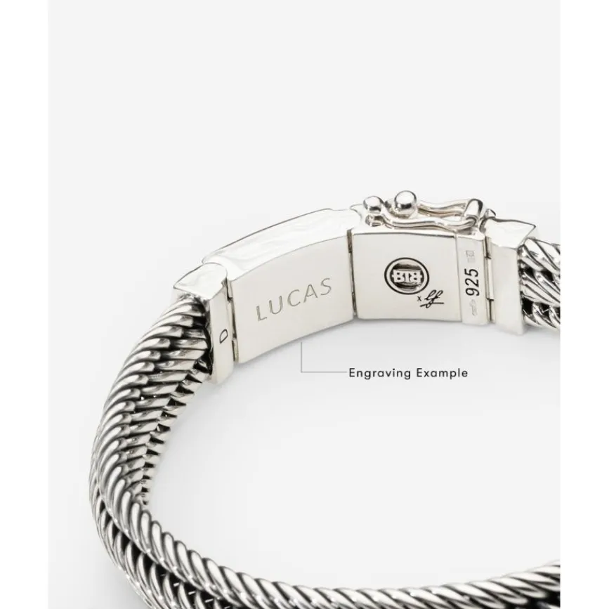 Buddha to Buddha Gravierbarer Armbänder | Silber Armbänder-Armband Legend Silber