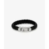 Buddha to Buddha Leder Armbänder | Lederschmuck-Armband Mangky Leder Schwarz