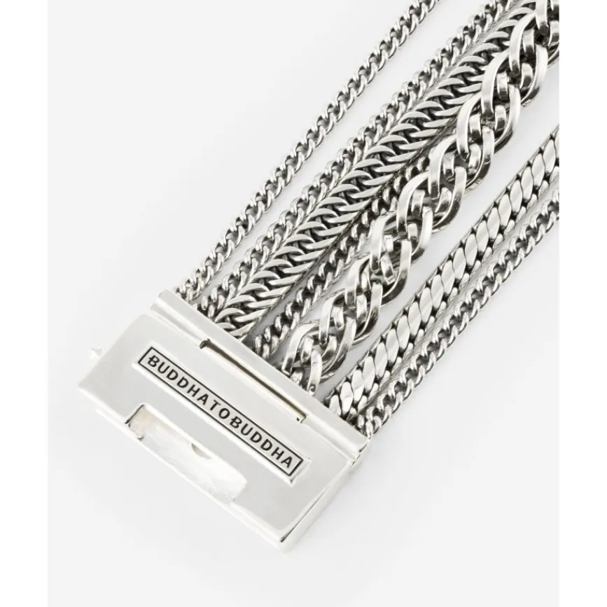 Buddha to Buddha Engrave | Silber Armbänder-Armband Multi Chain Nathalie