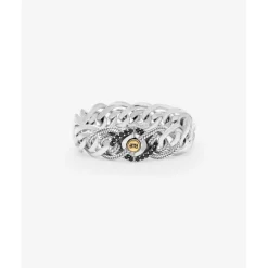 Buddha to Buddha Silber Armbänder | Limited Editions-Armband Nathalie Small schwarz Spinel Limited Silber Gold 14kt