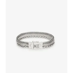 Buddha to Buddha Gravierbarer Armbänder | Silber Armbänder-Armband Triple Mini