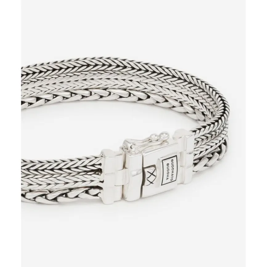 Buddha to Buddha Gravierbarer Armbänder | Silber Armbänder-Armband Triple Mini