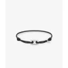 Buddha to Buddha Kordel Armbänder | Kordelschmuck-Barbara Cord-Armband Silber Schwarz