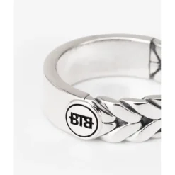 Buddha to Buddha Gravierbarer Ringe | Silber Ringe-Barbara Dual Ring Silber