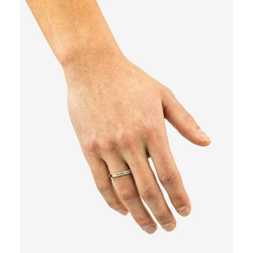 Buddha to Buddha Zweifarbige Ringe | Engrave-Barbara Mini Dual Ring Zweifarbig