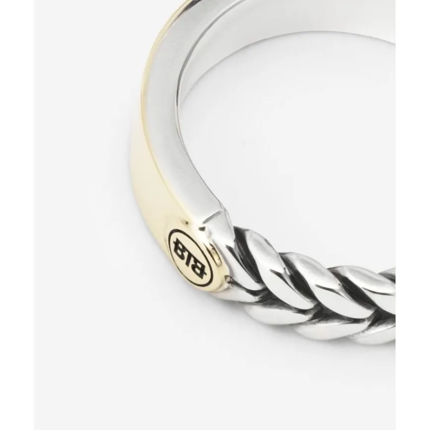 Buddha to Buddha Zweifarbige Ringe | Engrave-Barbara Mini Dual Ring Zweifarbig