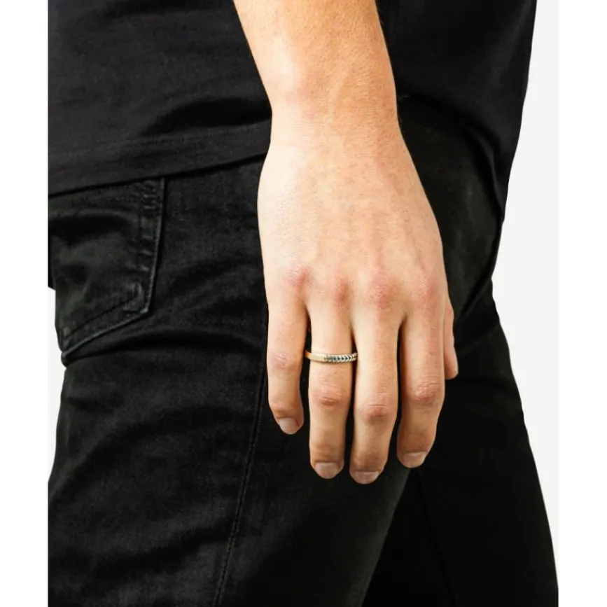 Buddha to Buddha Zweifarbige Ringe | Engrave-Barbara Mini Dual Ring Zweifarbig