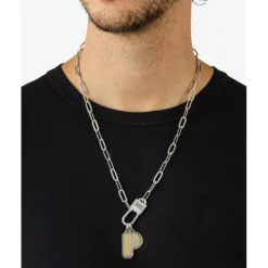Buddha to Buddha Anhänger | Engrave-Barbara Octagon Tag Anhänger Zweifarbig