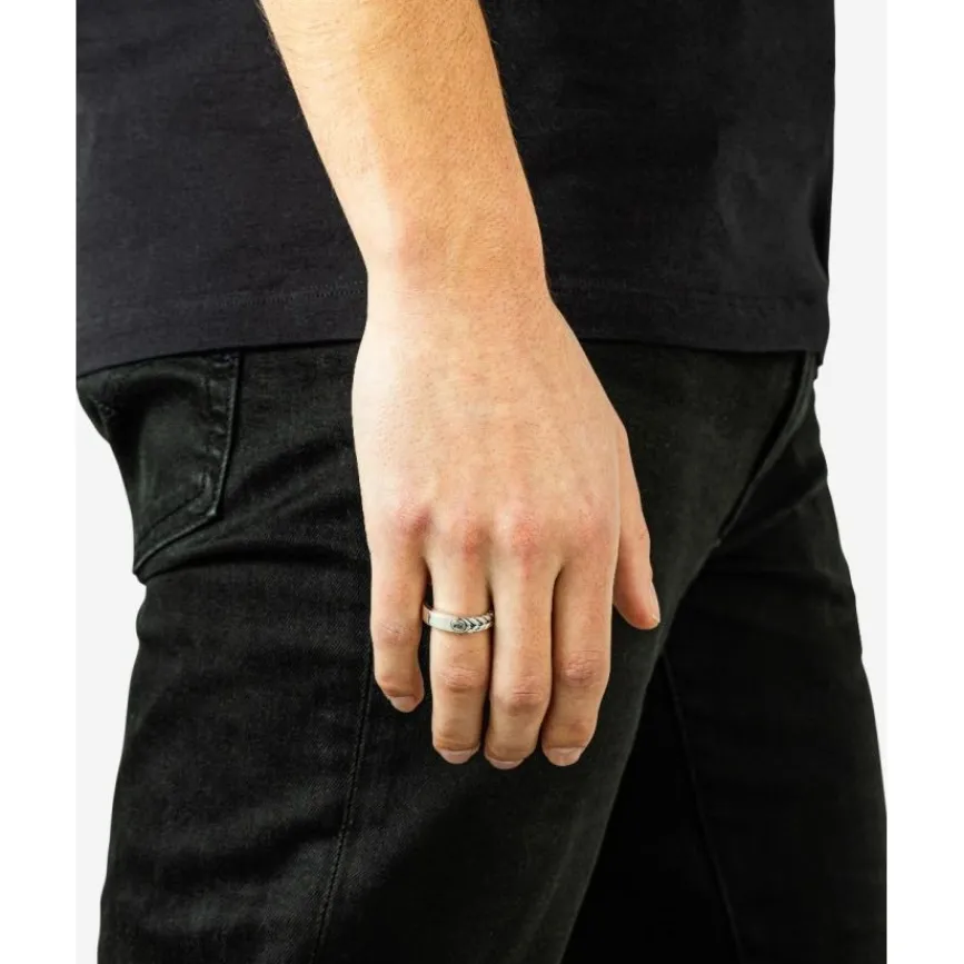 Buddha to Buddha Silber Ringe | Engrave-Barbara Small Dual Ring Silber