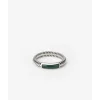 Buddha to Buddha Edelstein Ringe | Silberschmuck-Ben Mini (Edel-)Stein Ring Silber Malachit
