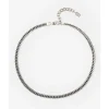Buddha to Buddha Silberketten | Silberschmuck-Choker Esther mini Silber 34-38 cm