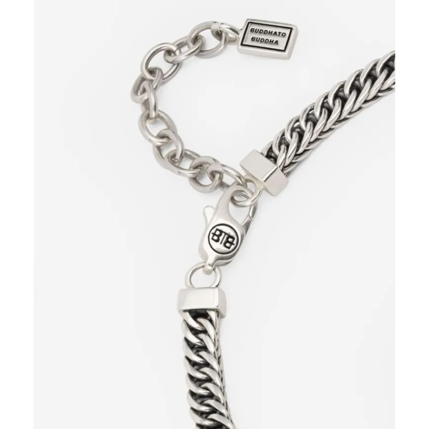 Buddha to Buddha Silberketten | Silberschmuck-Choker Esther mini Silber 34-38 cm