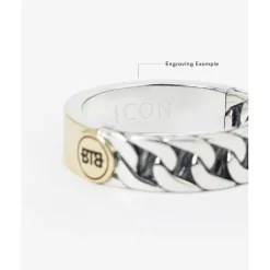 Buddha to Buddha Zweifarbige Ringe | Engrave-Esther Dual Ring Zweifarbig
