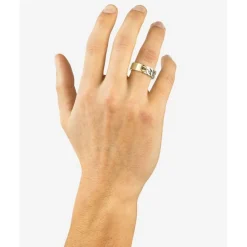 Buddha to Buddha Zweifarbige Ringe | Engrave-Esther Dual Ring Zweifarbig