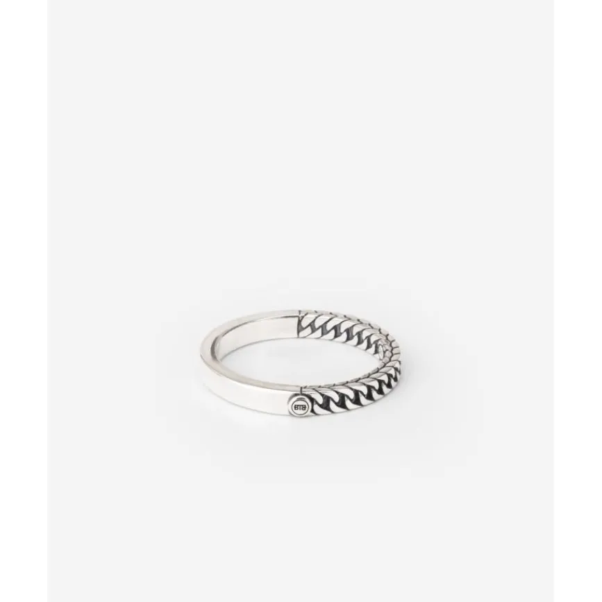 Buddha to Buddha Silber Ringe | Engrave-Esther Mini Dual Ring Silber