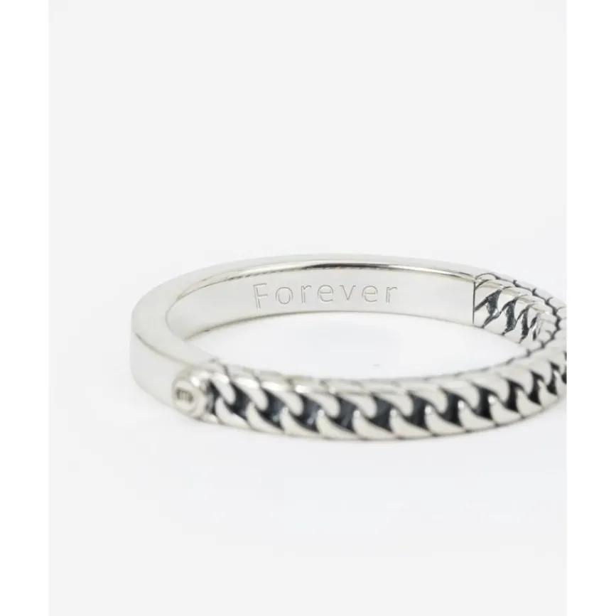 Buddha to Buddha Silber Ringe | Engrave-Esther Mini Dual Ring Silber