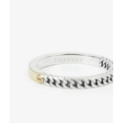 Buddha to Buddha Zweifarbige Ringe | Engrave-Esther Mini Dual Ring Zweifarbig